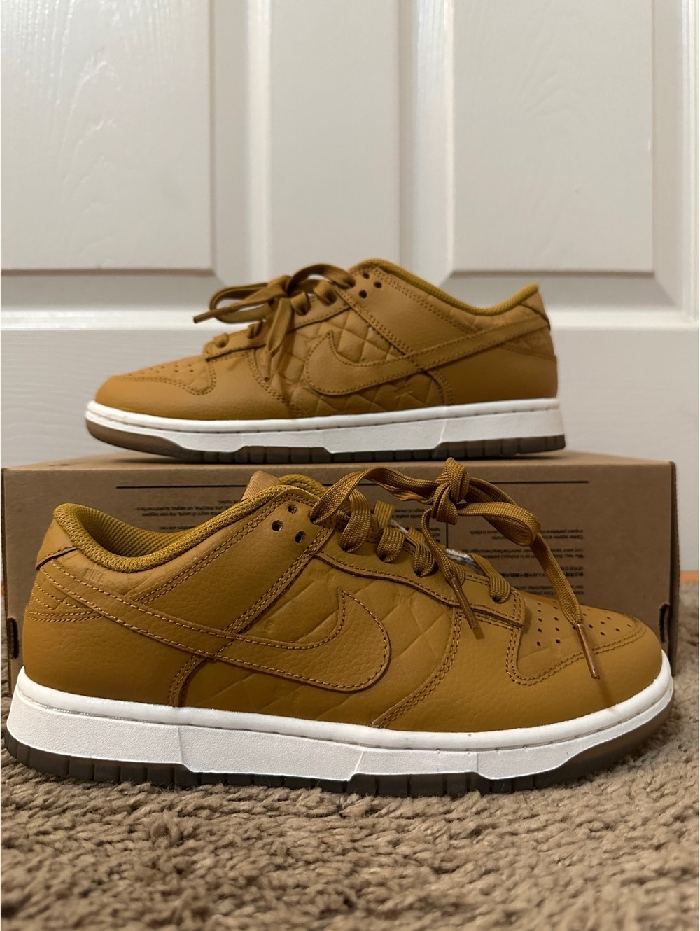 Size 8 - Women’s Dunk Low “Quilted Wheat”